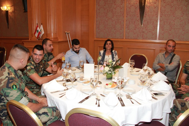 Lunch for the Casualties of Lebanese Army 